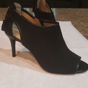 Michael Kors Peep-Toe Boots (black)